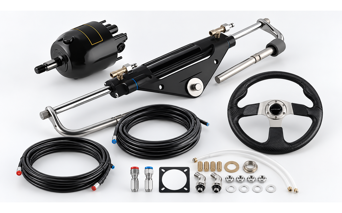 Quality Control and On-Time Delivery: Inside the OVERSEE Outboard Hydraulic Steering System Factory