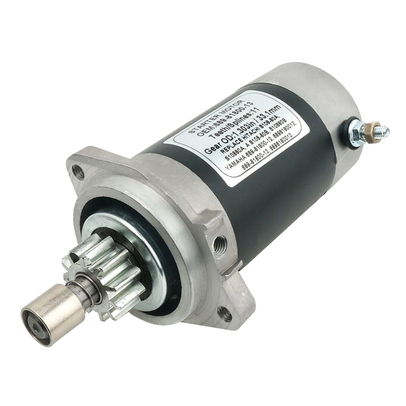 689-81800; 689-81800-13; 689-81800-12; 61N-81800; 61T 61N 695 69S Starter Motor Replacement For Yamaha 25HP 30HP 2 Stroke Outboard Engine