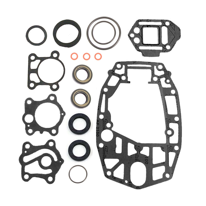 6H4-W0001; 18-2792; 6H4-W0001-21 Gear Box Gasket Kit; Lower Unit Seal Kit Replacement For Yamaha 3 Cyliner 40HP Outboard Engine