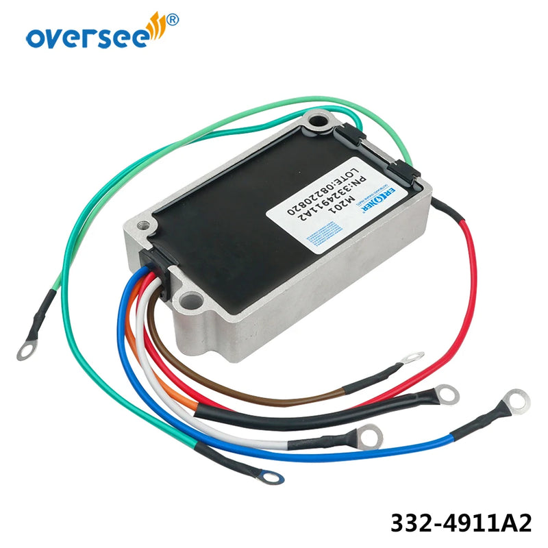 332-4911A2 Switch Box CDI For Mercury Mariner 20-40HP Outboard 2 Cylinder;332-4911A3, 332-4911A5, 332-4911A8, 338-4733A2