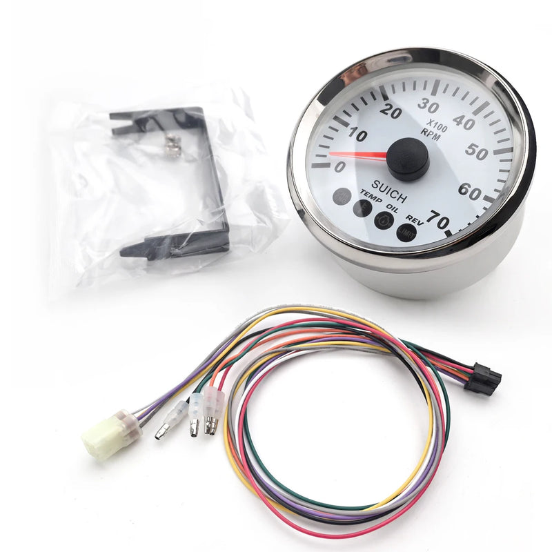 34200-93J14 White Multifunction Tachometer for Suzuki DF115 DF140 Outboard Engine Aftermarket Parts