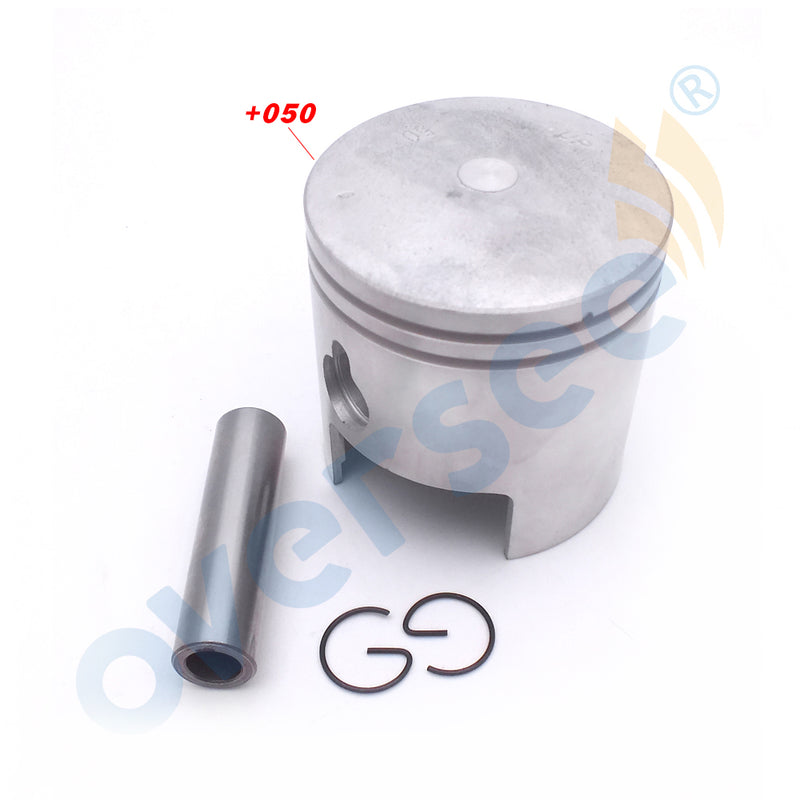 Boat Piston 350-00004-0 and Rings 350-00014-0 Kit Replaces For TOHATSU Outboard Motor 18HP MB18 M18