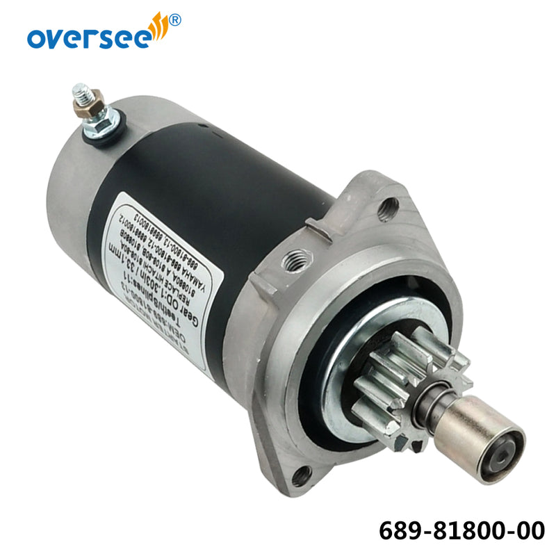 689-81800; 689-81800-13; 689-81800-12; 61N-81800; 61T 61N 695 69S Starter Motor Replacement For Yamaha 25HP 30HP 2 Stroke Outboard Engine