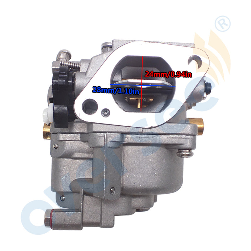 68T-14301; 68T-14301-11; 68T-14301-20 Carburetor Replacement For Yamaha 8HP 9.9HP 15HP 4 Stroke Outboard Engine