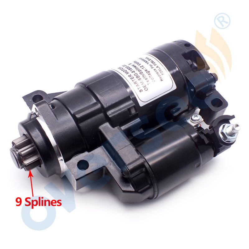 Starter Motor 6BG-81800 For Yamaha Outboard Motor 4 Stroke F25 T25 F40  6BG-81800-00