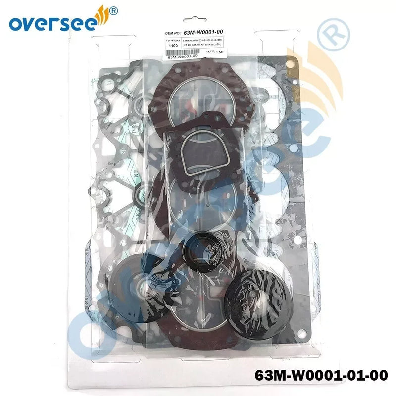 Oversee 63M-W0001-01 Power Head Gasket Kit For Yamaha RA1100 Raider/Venture WVT1100 95-7