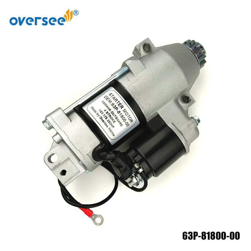 63P-81800-00 Starting Motor Assy For Yamaha Outboard 4 Stroke F LF 150 225 250HP